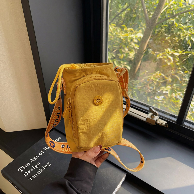 Adjustable Strap Canvas Crossbody Phone Bag