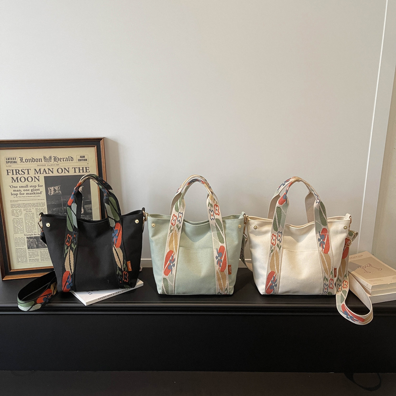 Women's Canvas Convertible Handbag & Shoulder Bag