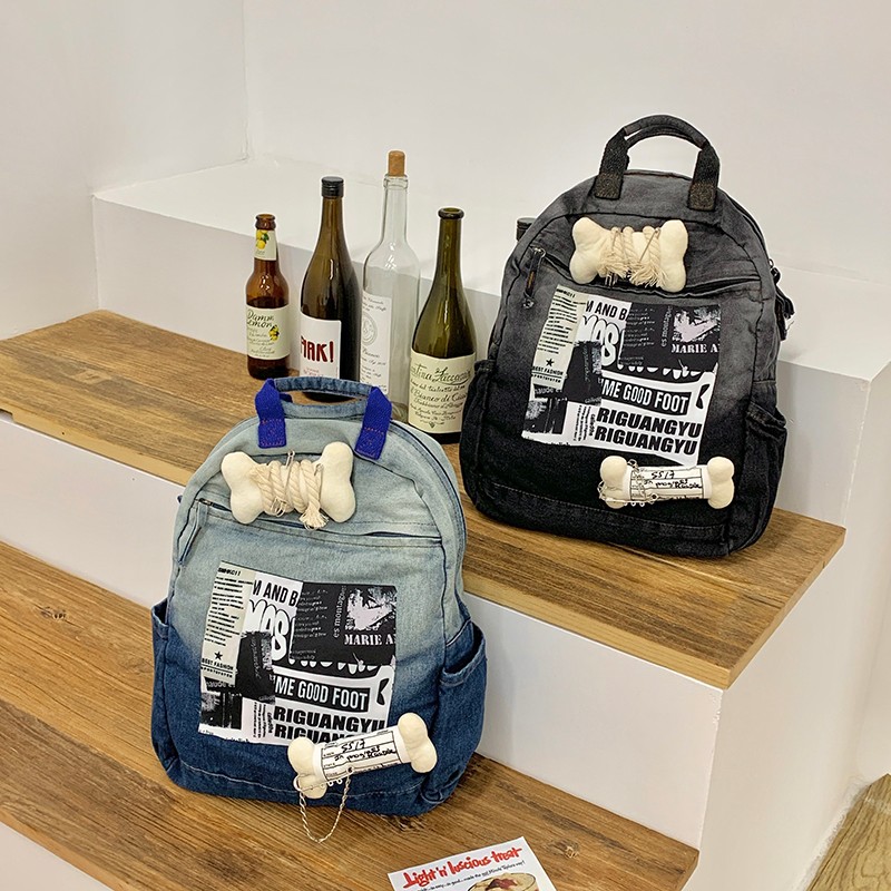 Denim Women's Fashion Backpack