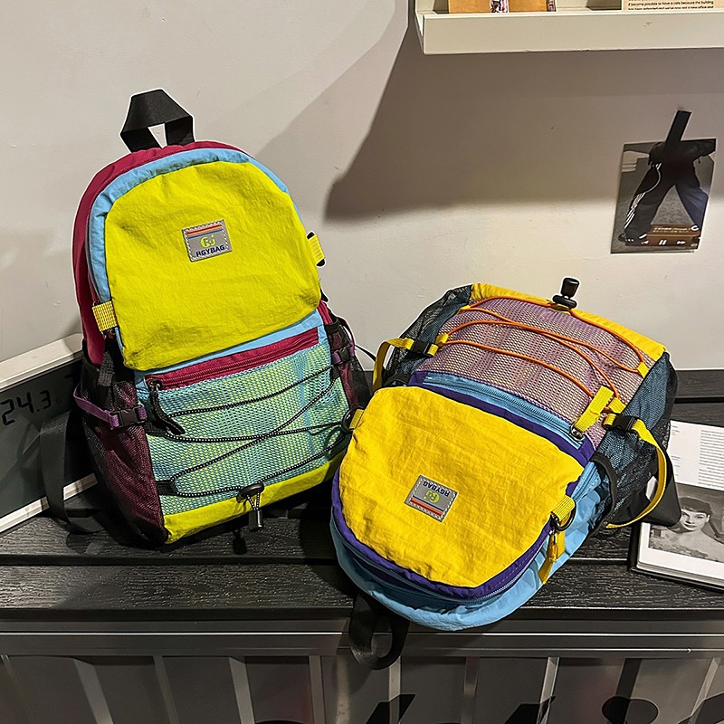Large Volume Nylon Fabric Backpack