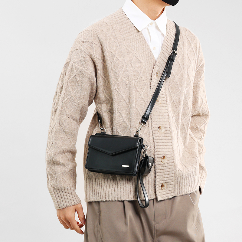 Men's Multi-functional PU Leather Clutch & Crossbody Bag